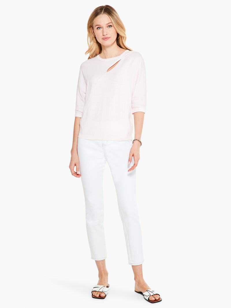 Woman Wears Vital Twistneck Sweater image number 3