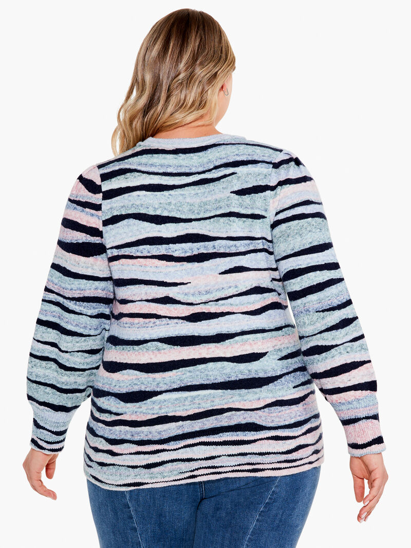 Woman Wears Snowed In Sweater image number 2