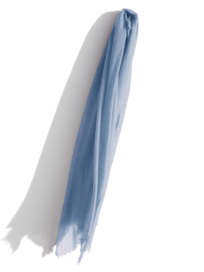 Woman Wears Meg Cohen - Cashmere Whisper Weight Scarf image number 0