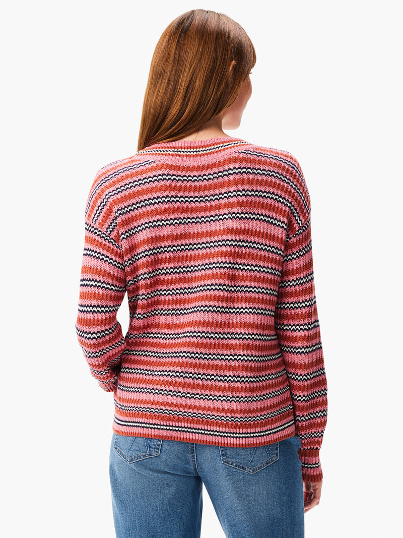 Woman Wears Island Sunset Sweater image number 2