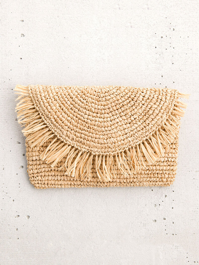 Woman Wears Hat Attack Sunshine Clutch image number 0