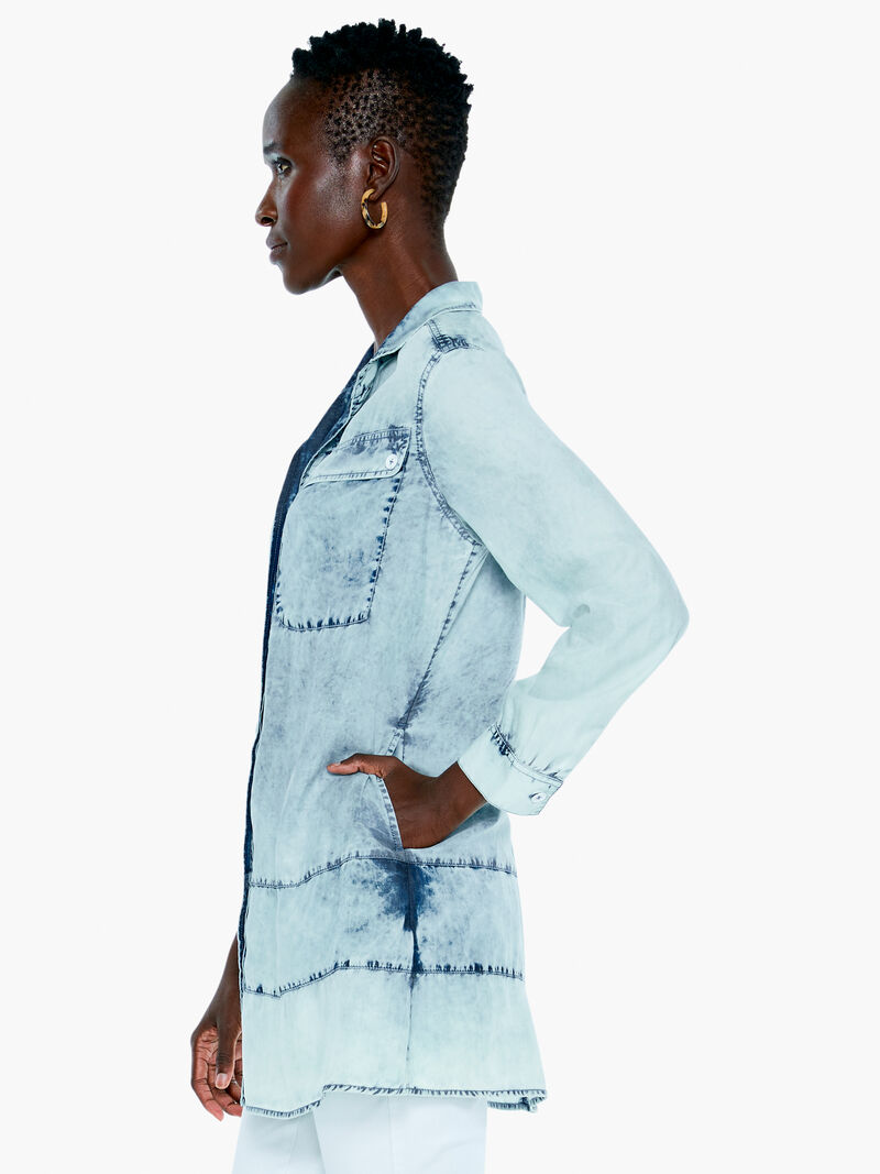 Woman Wears Denim Skies Shirt image number 2