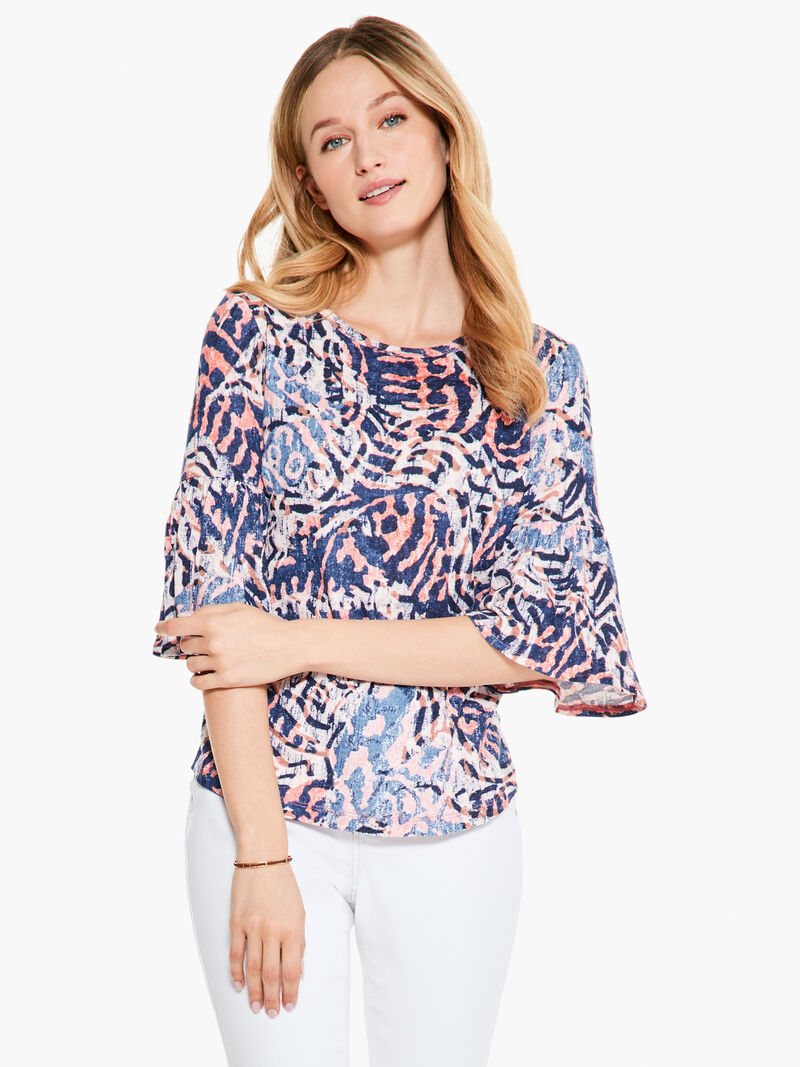 
                    Batik Medallions Top
