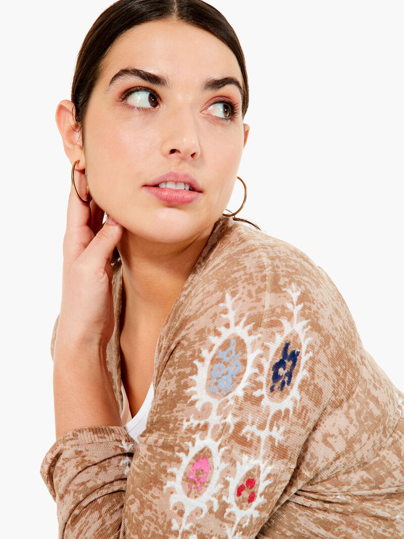 Woman Wears Summer Escape Cardigan image number 0