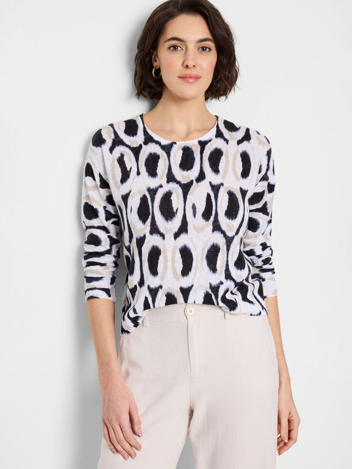 Ikat Rings Supersoft Sweater
