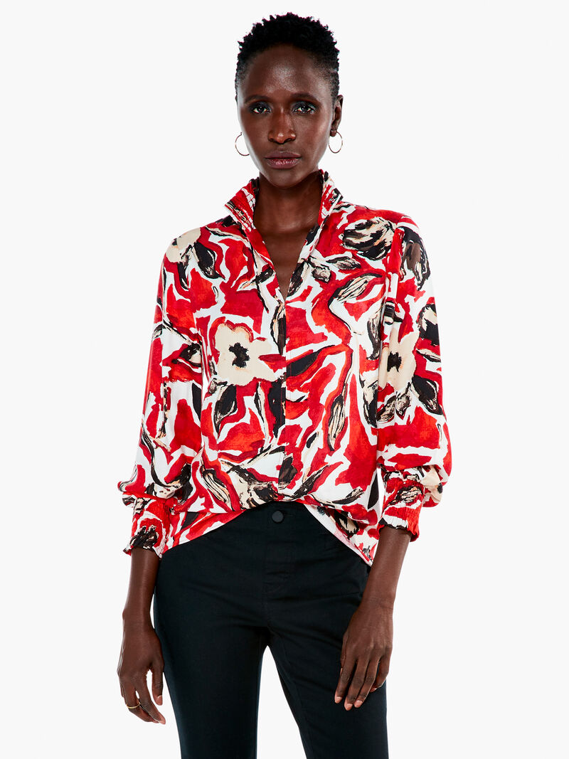 Woman Wears Petal Pop Top image number 0