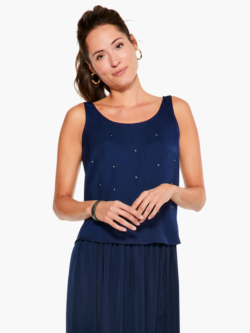 Soft Drape Studded Tank