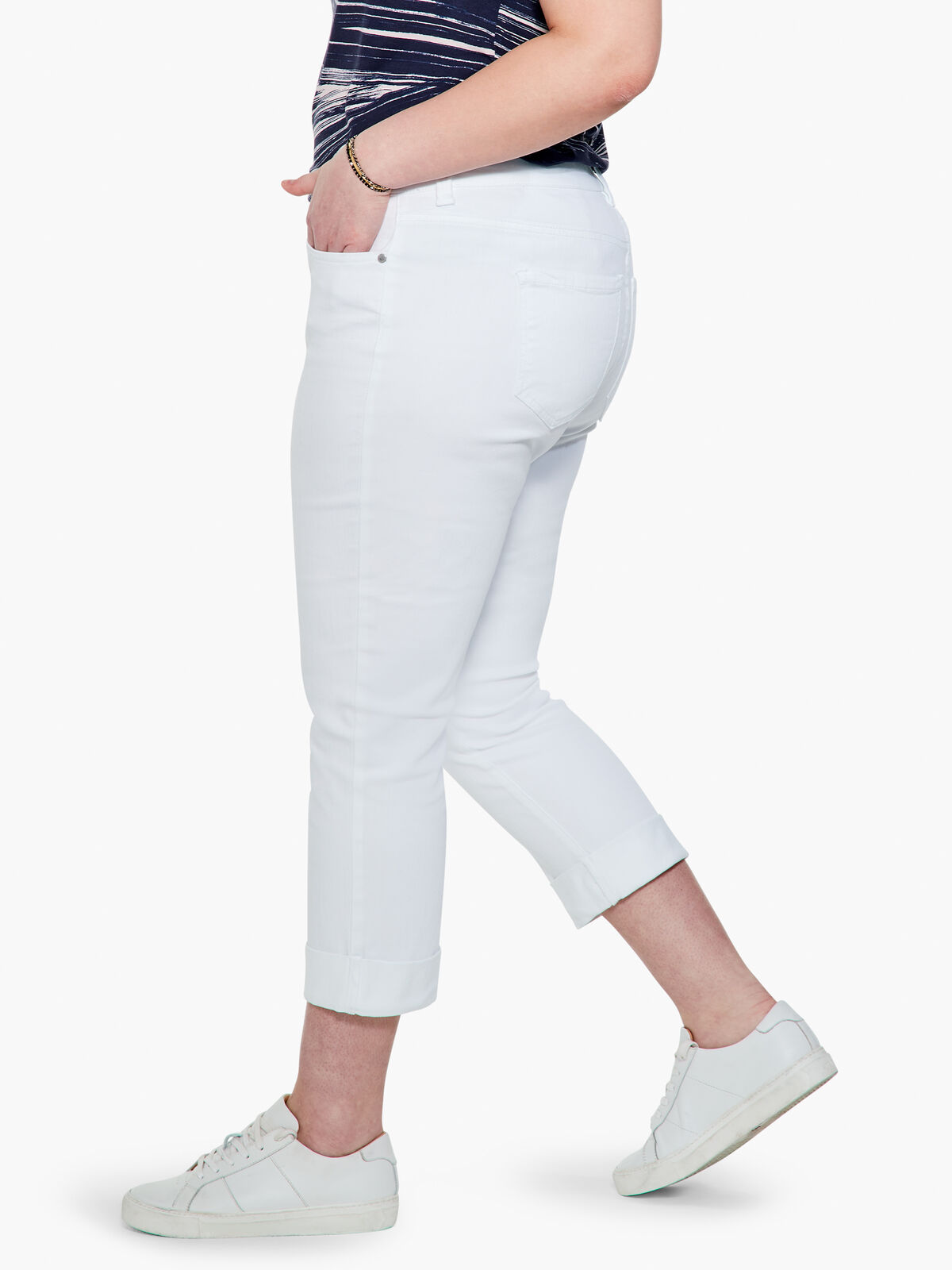 Liverpool Charlie Crop Wide Rolled Cuff