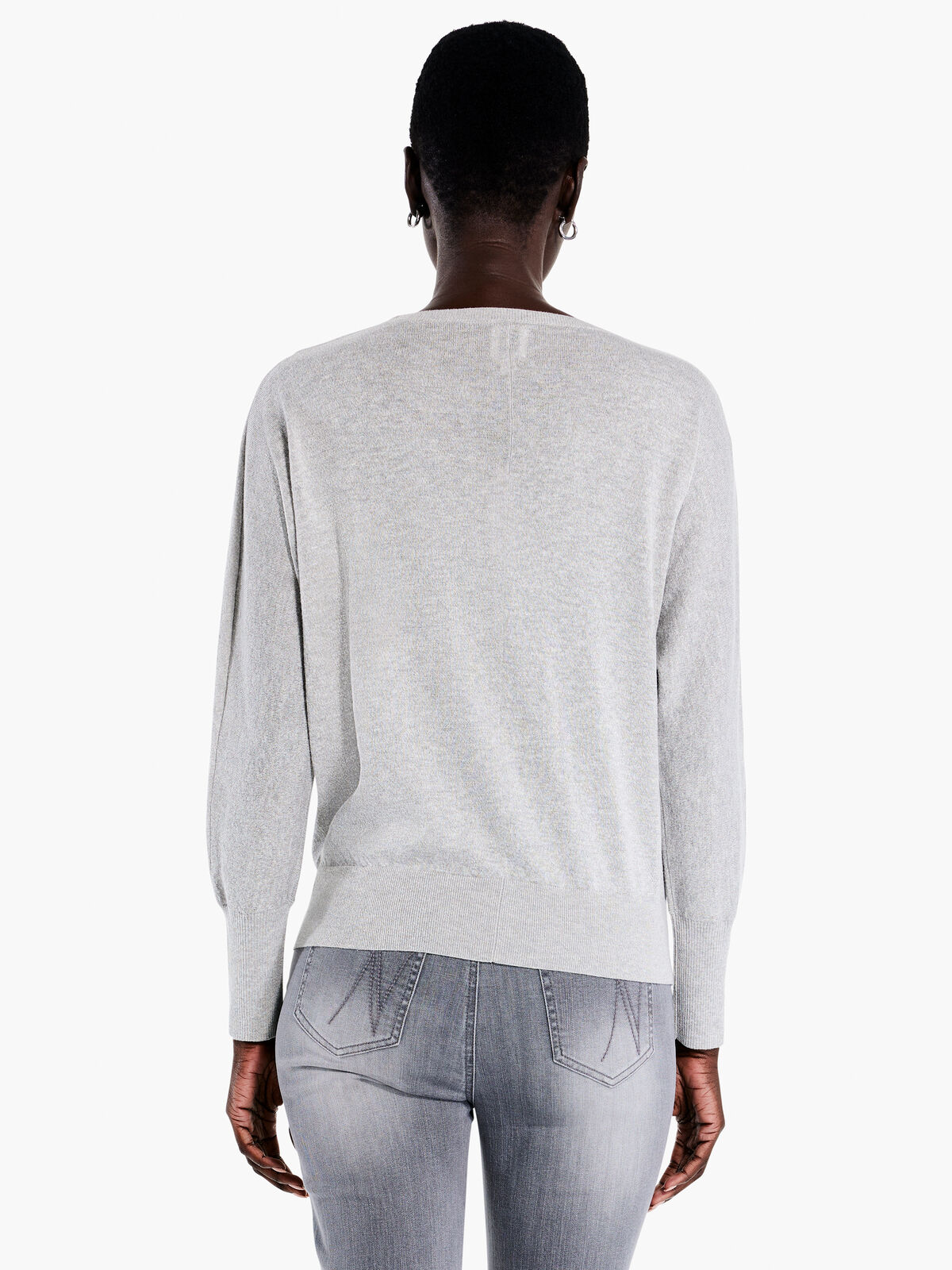 Soft Sleeve Twist Sweater Tee