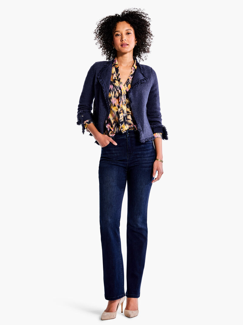 Woman Wears Dreamy Refined Ruffle Shirt image number 4