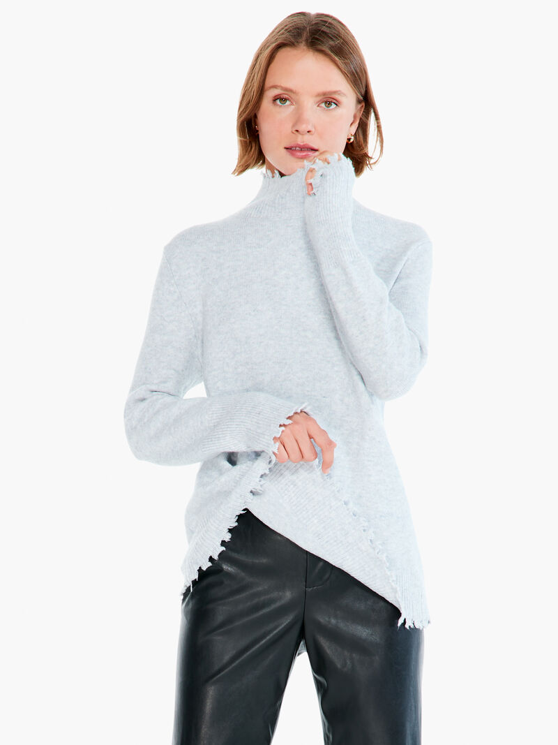 Woman Wears Cozy Up Turtleneck Sweater image number 0