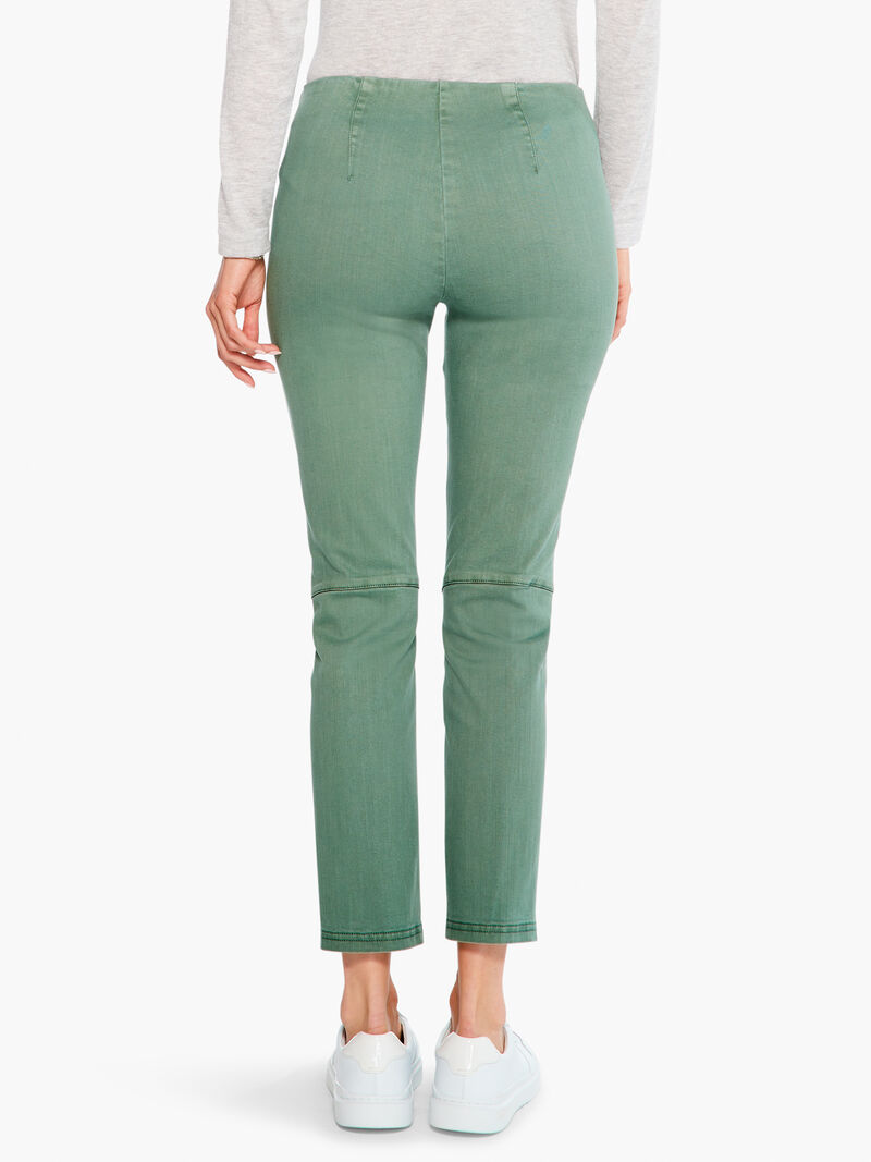 Woman Wears Seams All Day Denim Slim Pant image number 2
