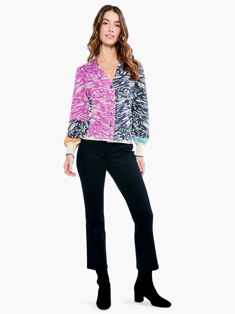 Woman Wears Animal Instinct Cardigan image number 3