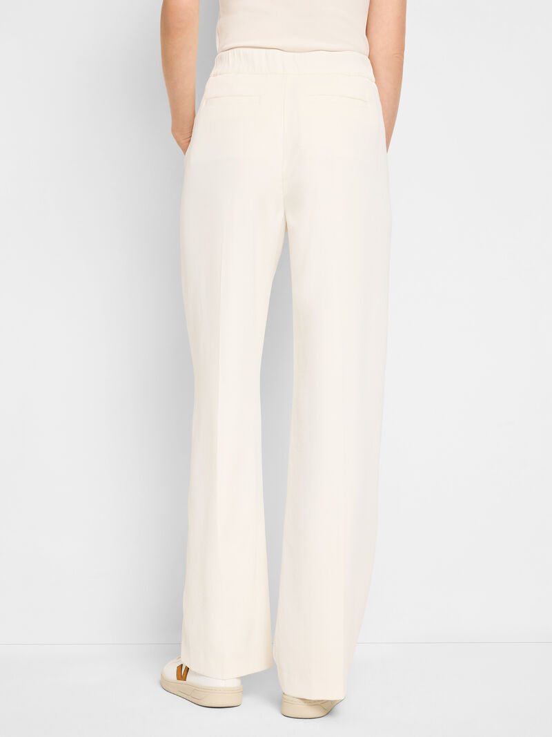 Woman Wears 31" Eliot Wide Leg Cavalry Twill Trouser image number 3