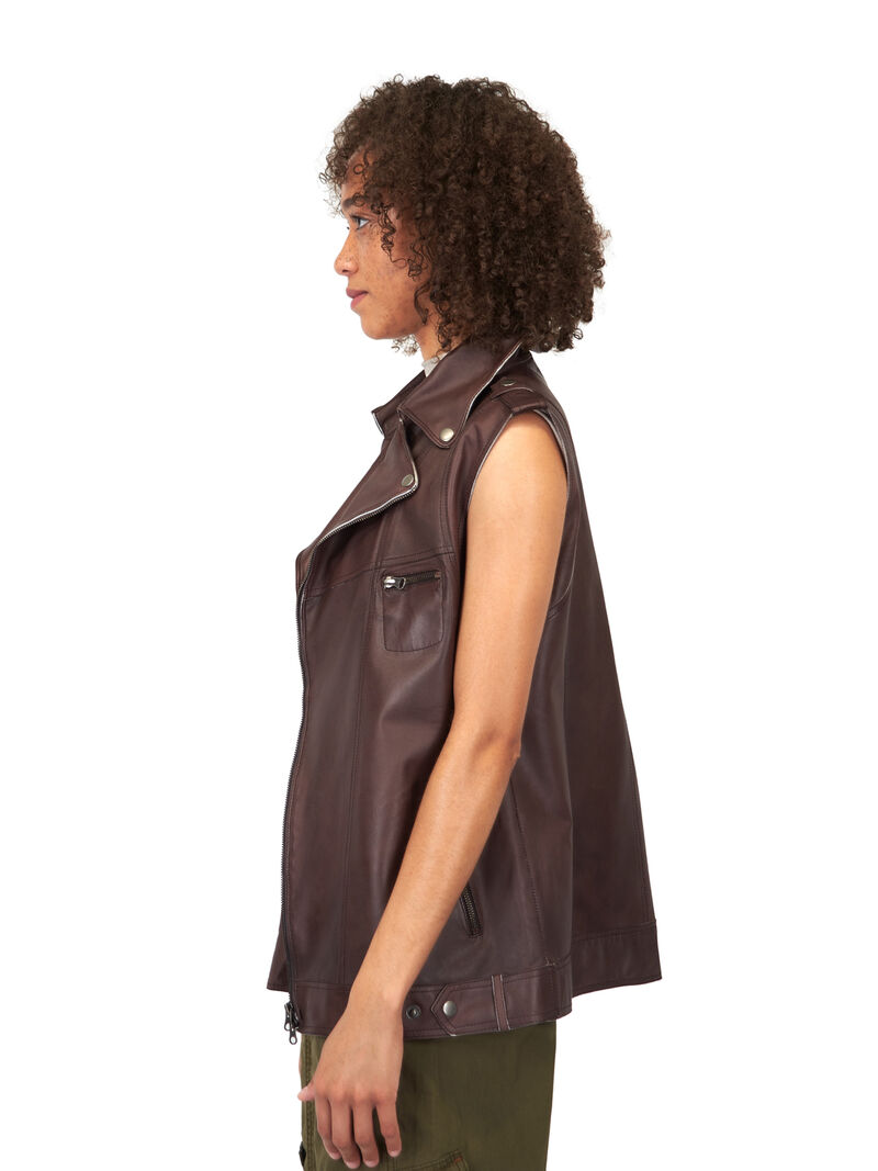 JKT - Angela Patina Leather Jacket