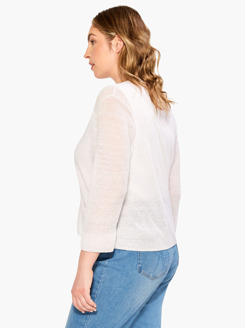 Woman Wears Easy Featherweight Cardigan image number 1