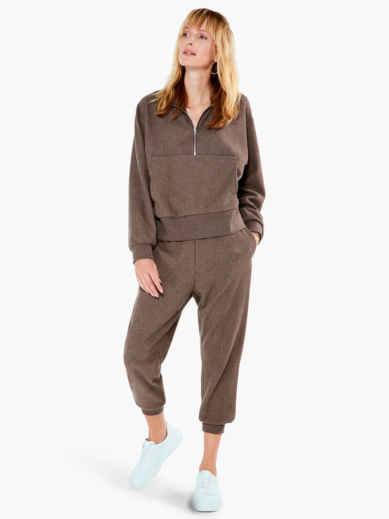 Woman Wears Varley - Cyrus Half Zip image number 3
