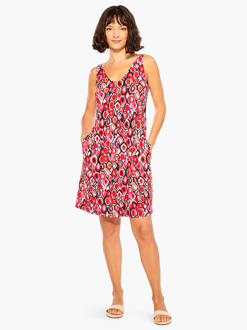 Woman Wears Geo Pane Dress image number 3