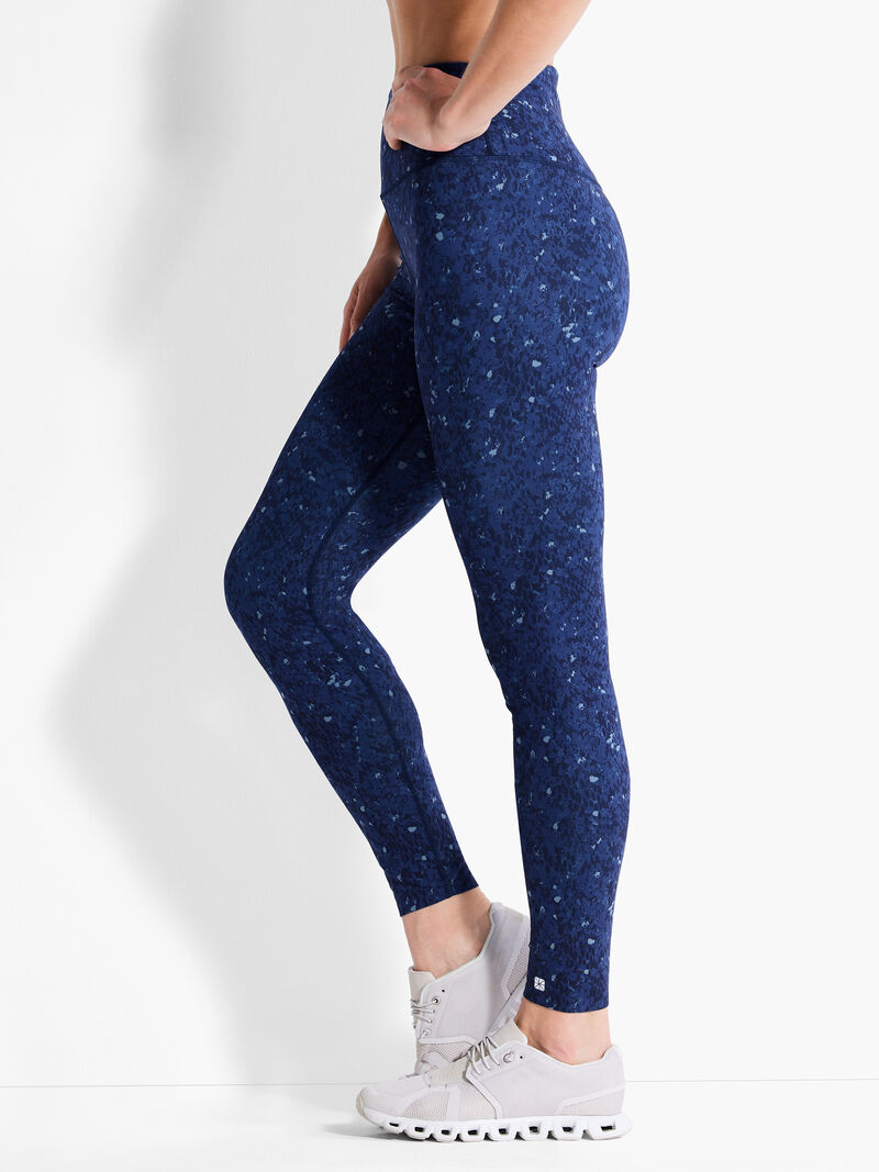 Woman Wears Spotted Blues Flexfit Full Length Legging image number 2