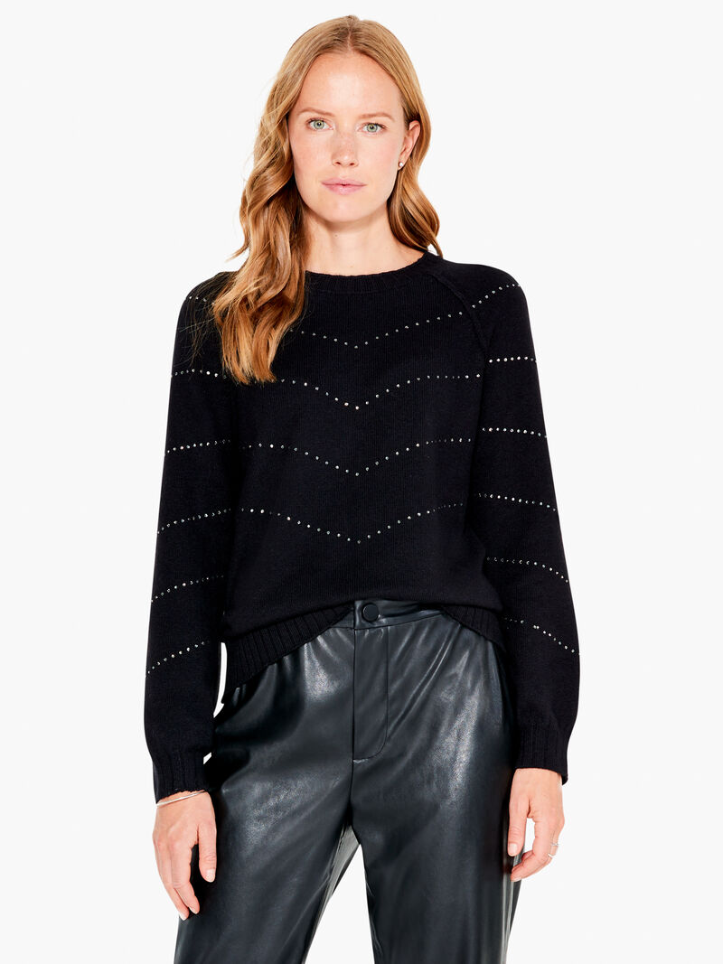 Woman Wears Shooting Stars Sweater image number 0