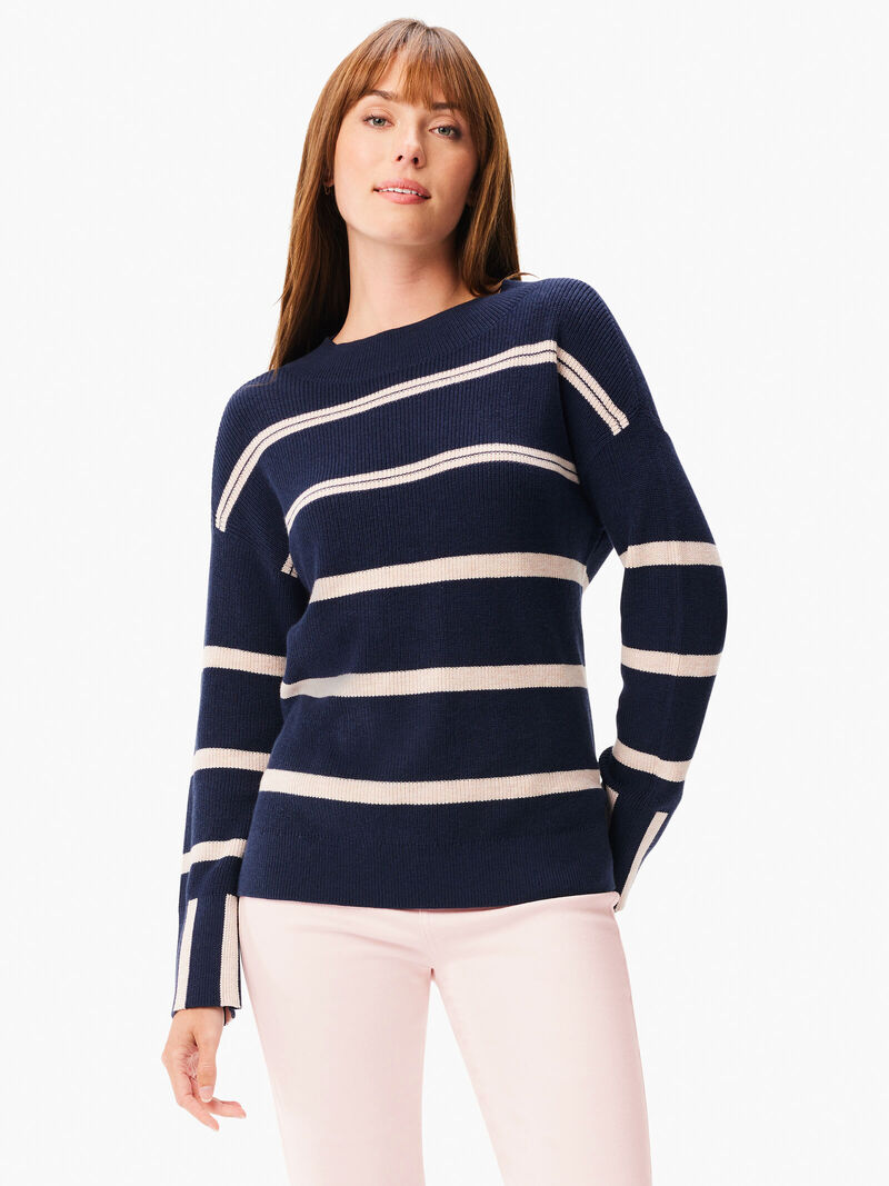 Woman Wears Opposites Attract Sweater image number 0