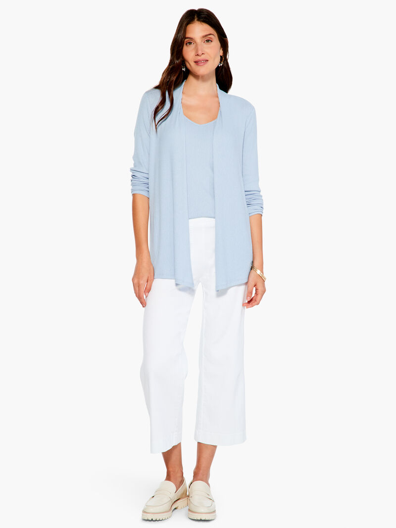 Woman Wears Tradewinds Cardigan image number 3