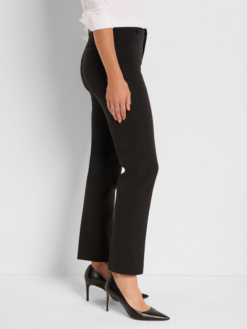 Woman Wears 28" Cotton Bi-Stretch Copley Straight Pant image number 2