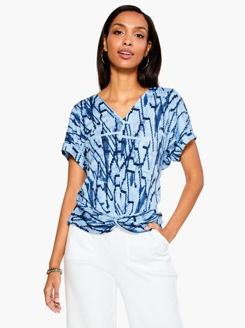 Woman Wears Zig Zag Tee image number 0