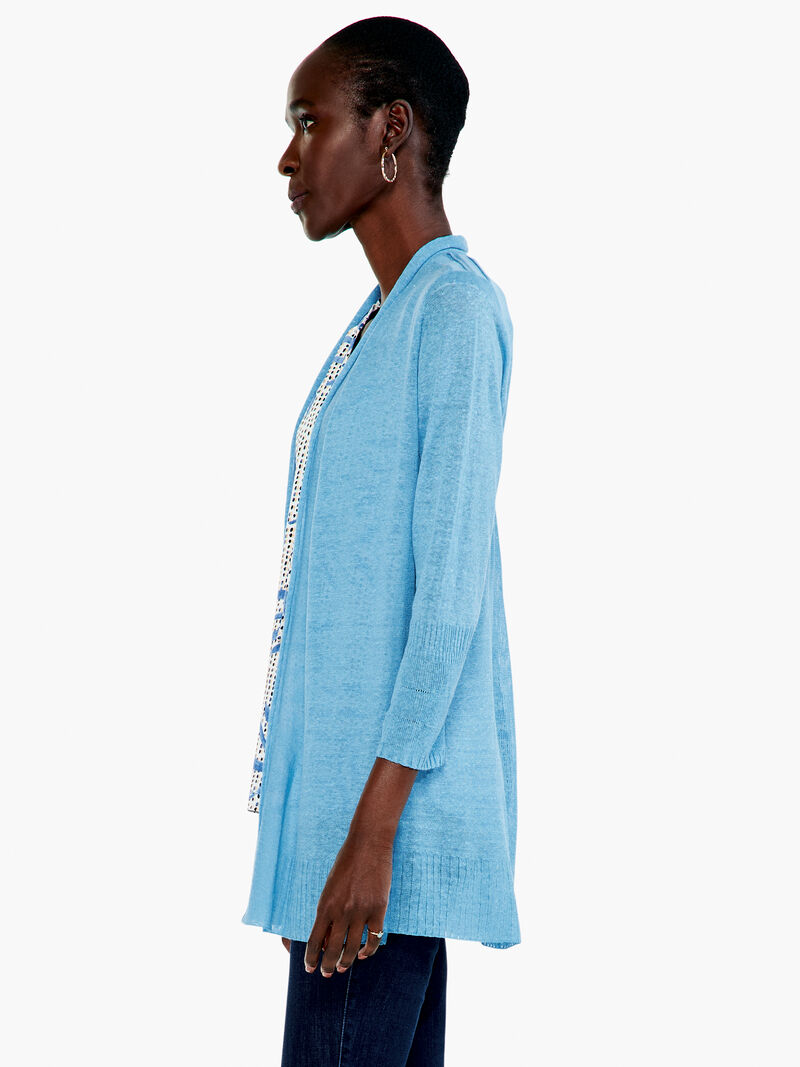 Woman Wears Go To Featherweight Cardigan Sweater image number 1