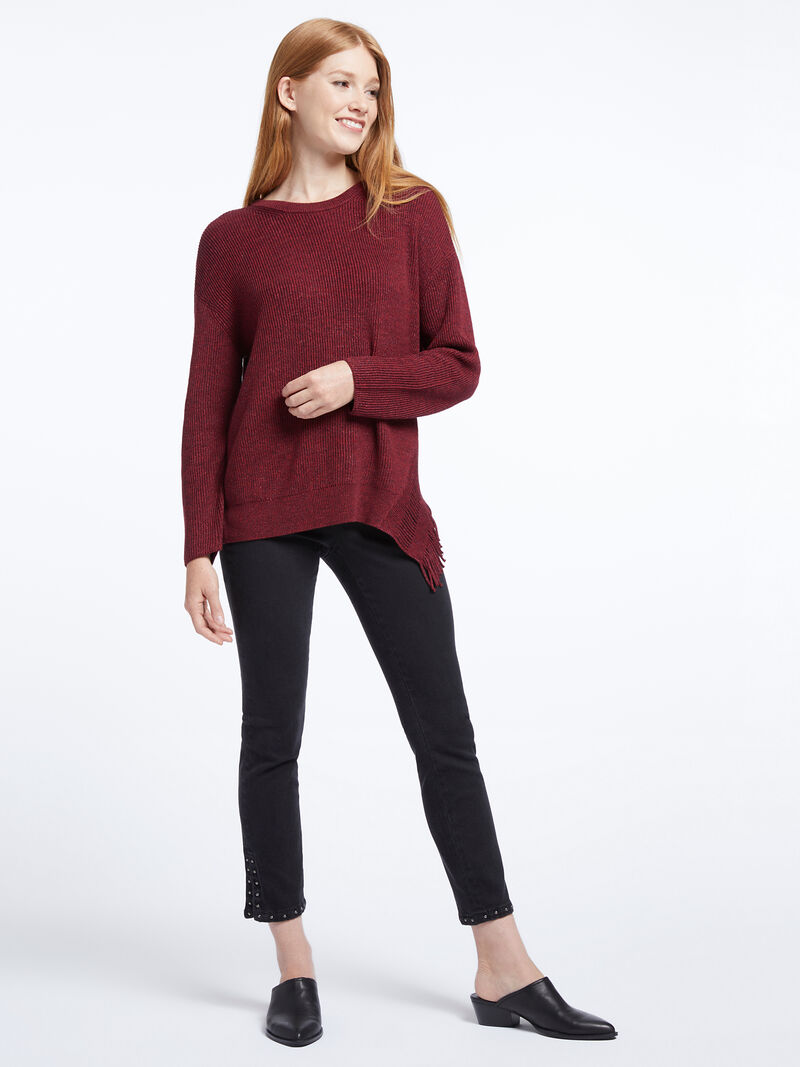 Woman Wears Fringe Times Sweater image number 3