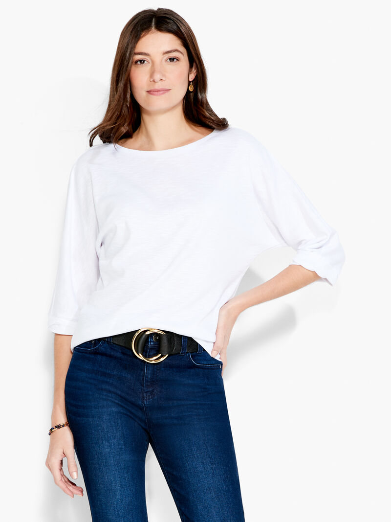 NZT Boat Neck Dolman Sleeve Tee