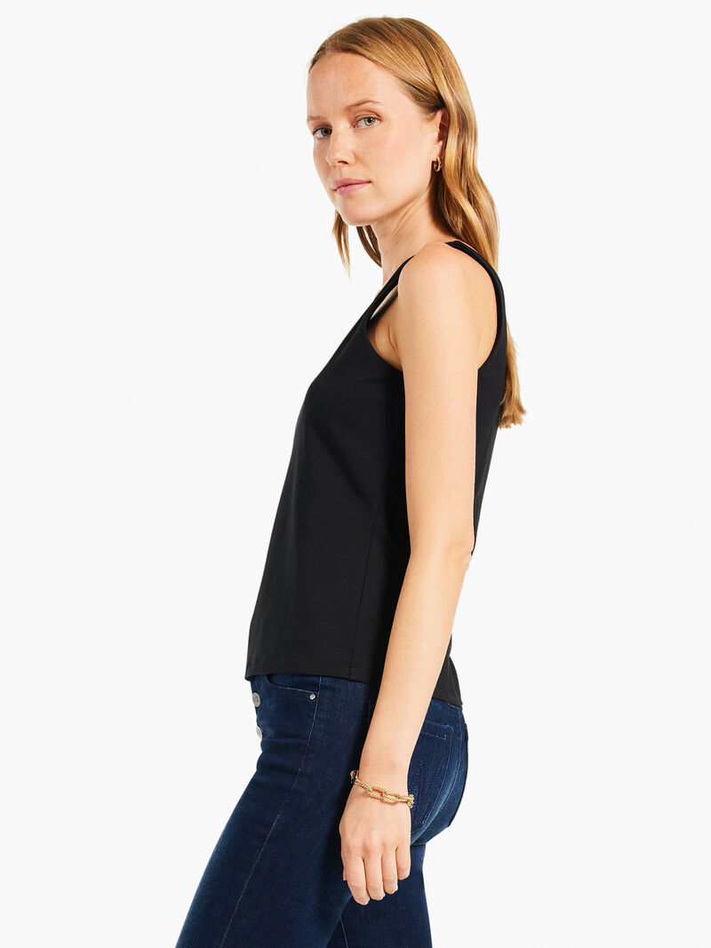 Woman Wears Shelf Bra Tank image number 1