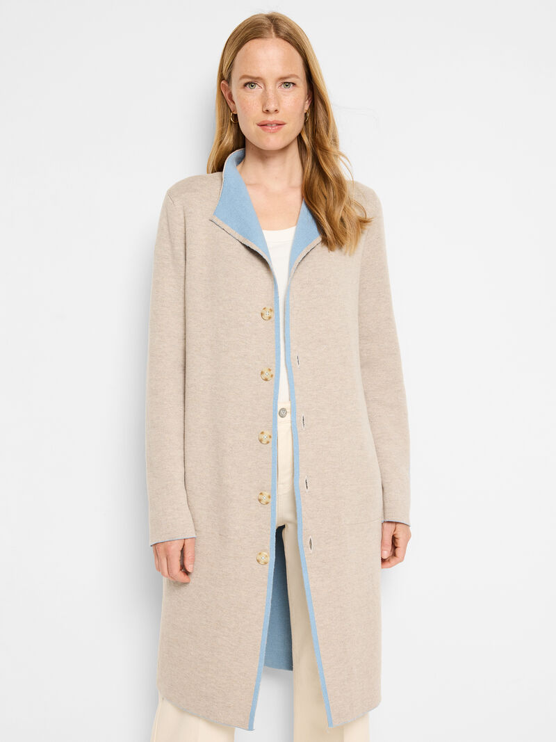Woman Wears Evening Chill Reversible Jacket image number 1