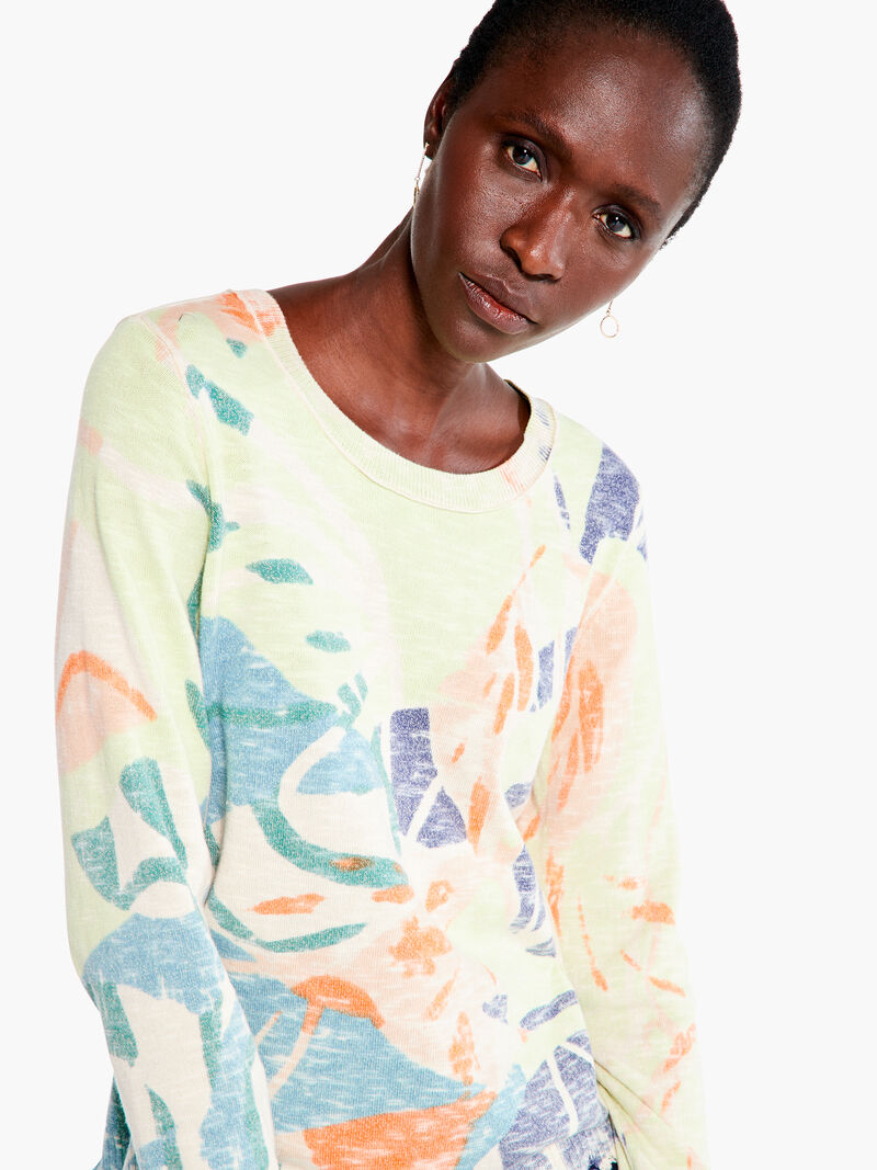 Woman Wears Soft Meadow Sweater image number 4