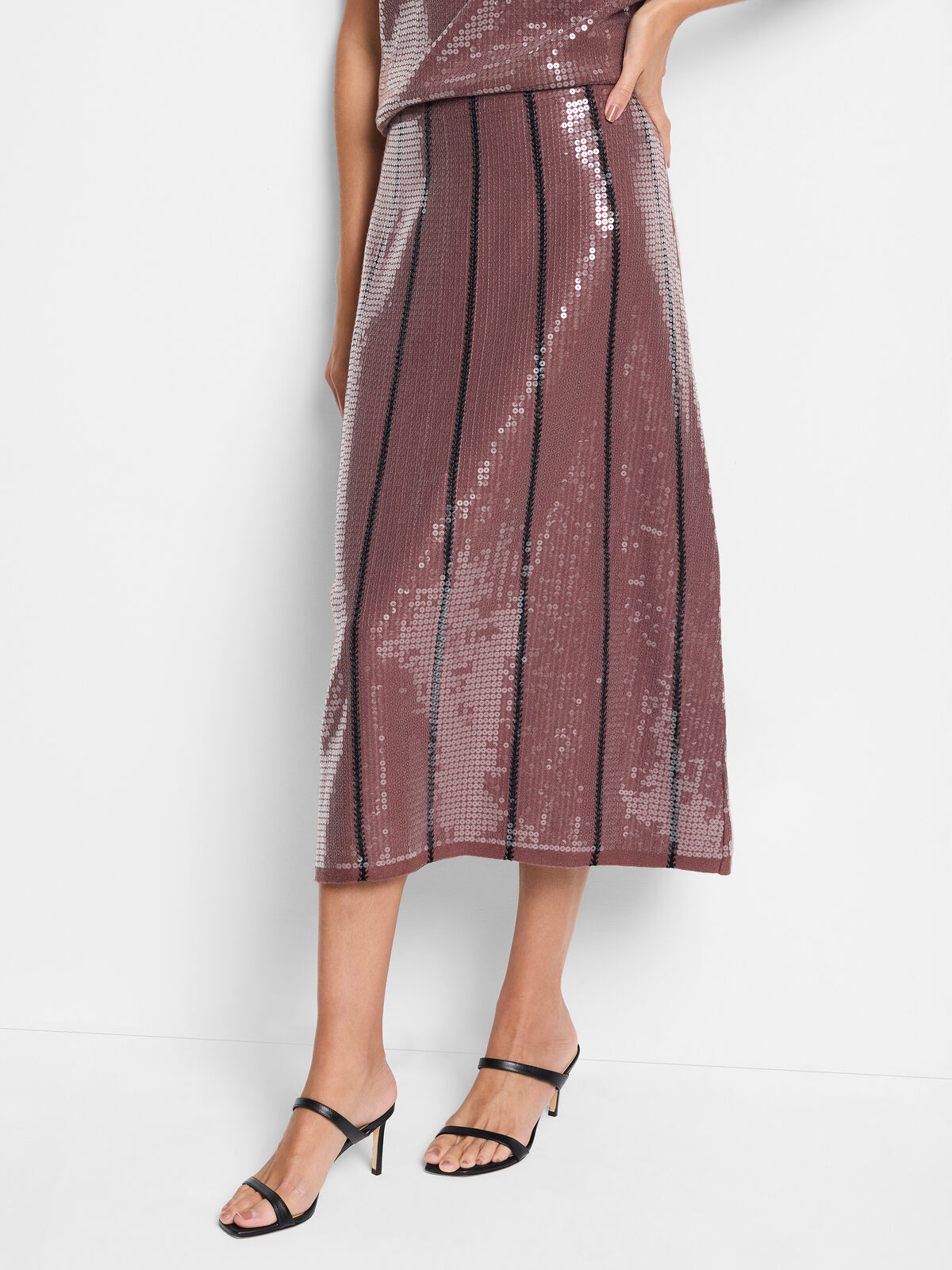 Sequin Knit Skirt