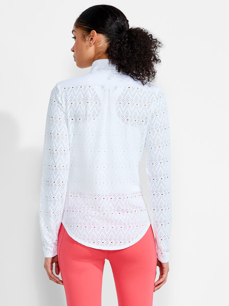 Woman Wears Active Lace Jacket image number 2