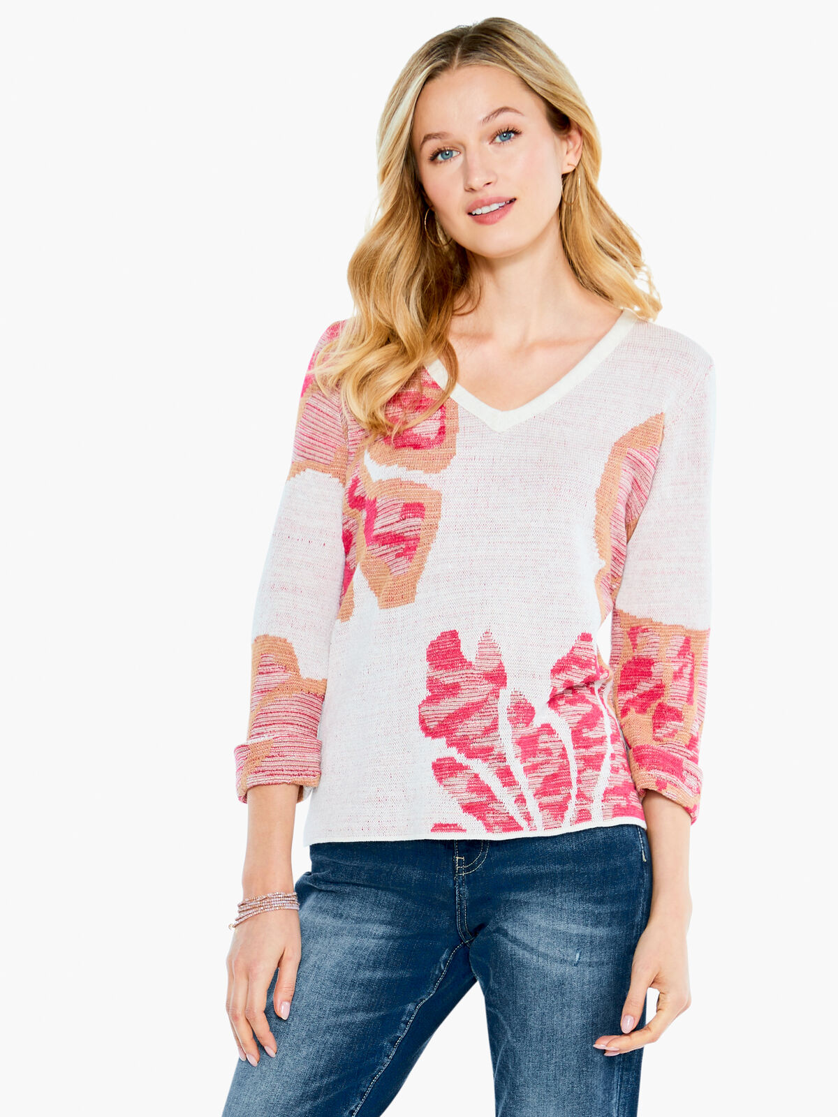 Pink Petals Sweater
