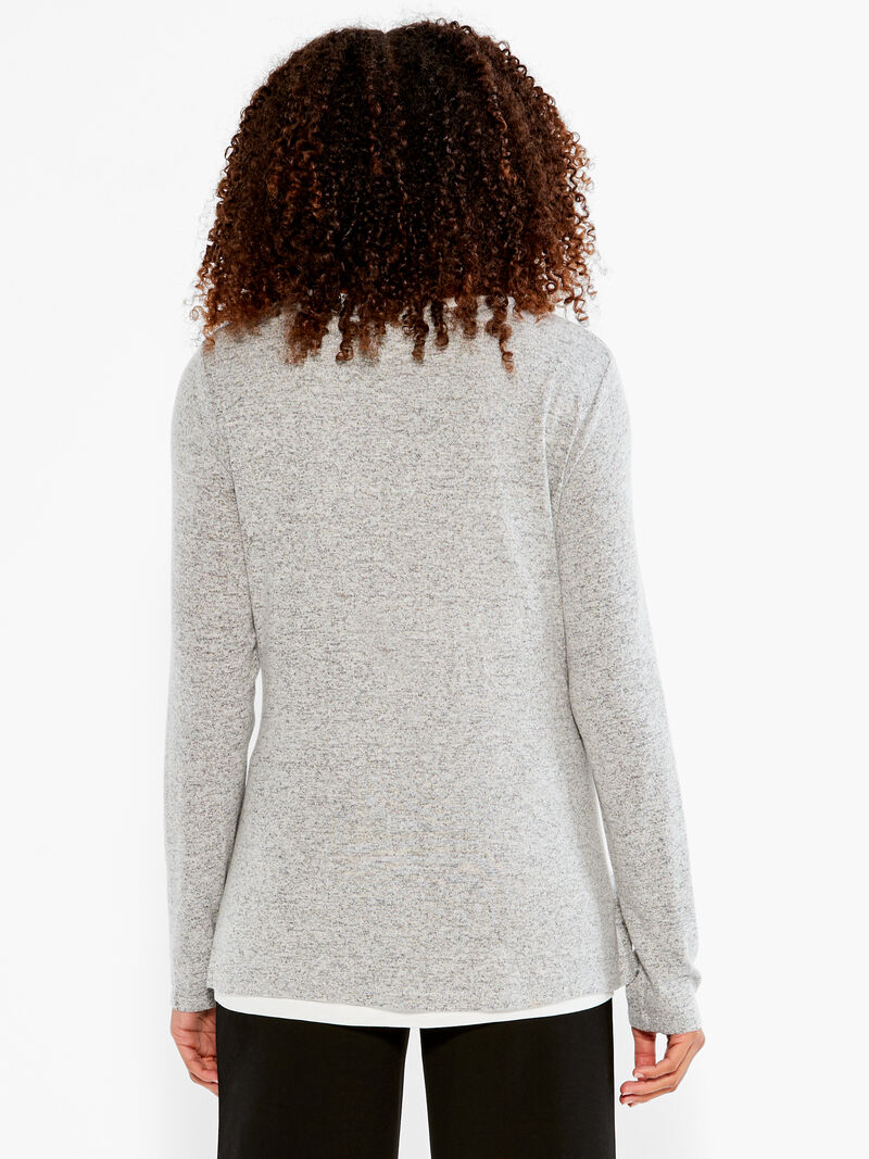 Woman Wears NZT Sweet Dreams Long Sleeve Double Layer Tee image number 2