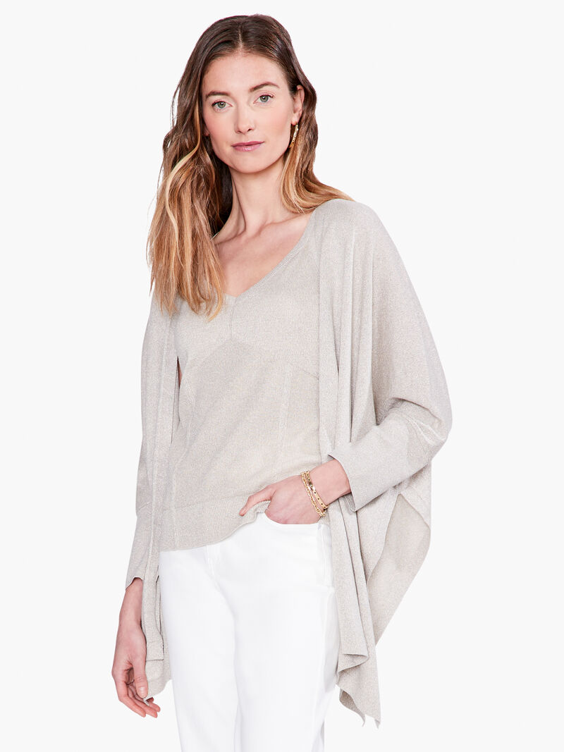 
                    Lurex Cover Up Cardigan
