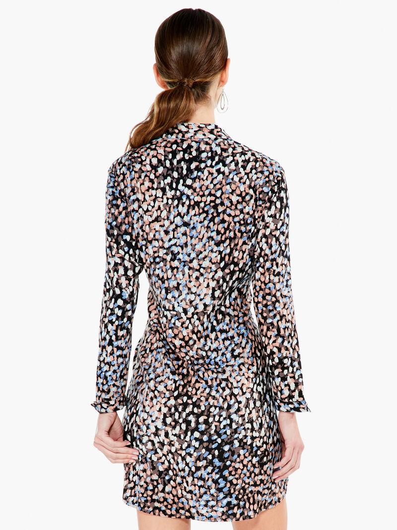 Woman Wears Mineral Mix Live In Shirt Dress image number 2