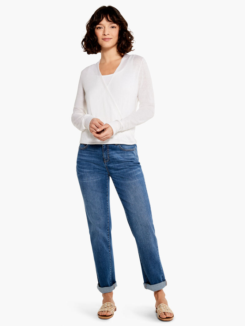 Woman Wears All Year 4-Way Cardigan image number 3