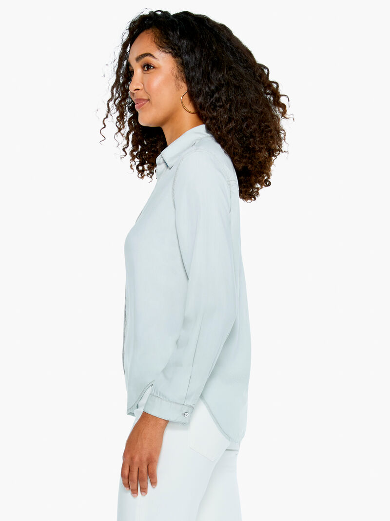 Woman Wears Must Have Denim Shirt image number 1