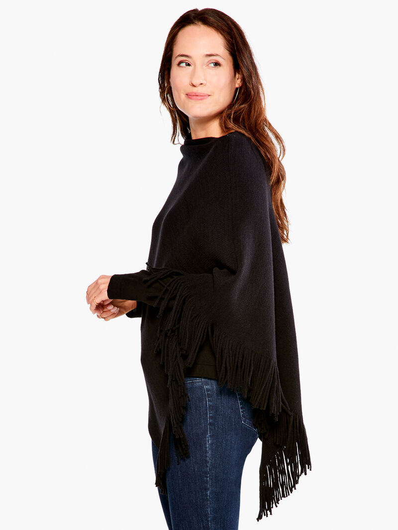 Woman Wears Go To Poncho image number 1