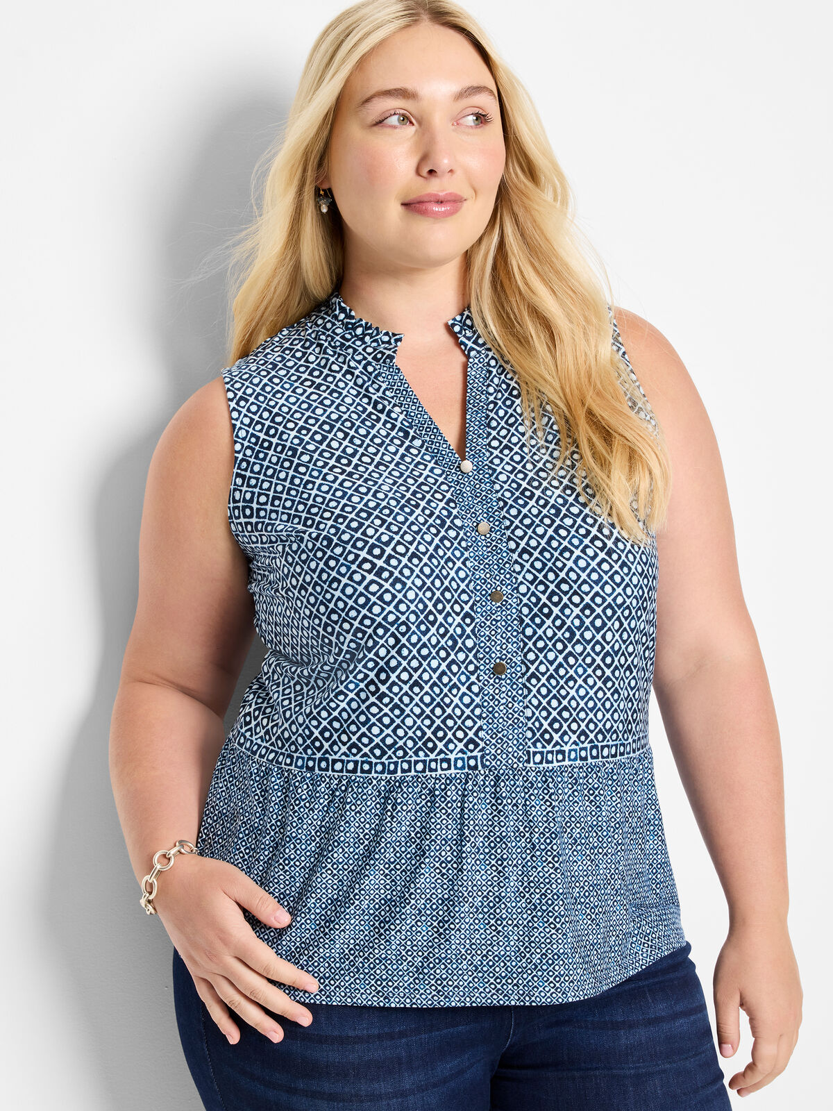 Coastal Geo Knit Tank