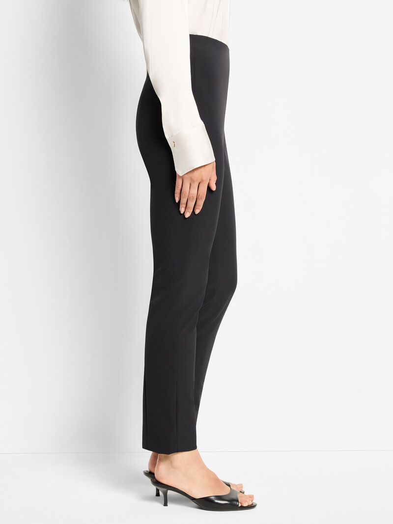 Woman Wears 28" Newbury Slim Nylon Span Pant image number 2
