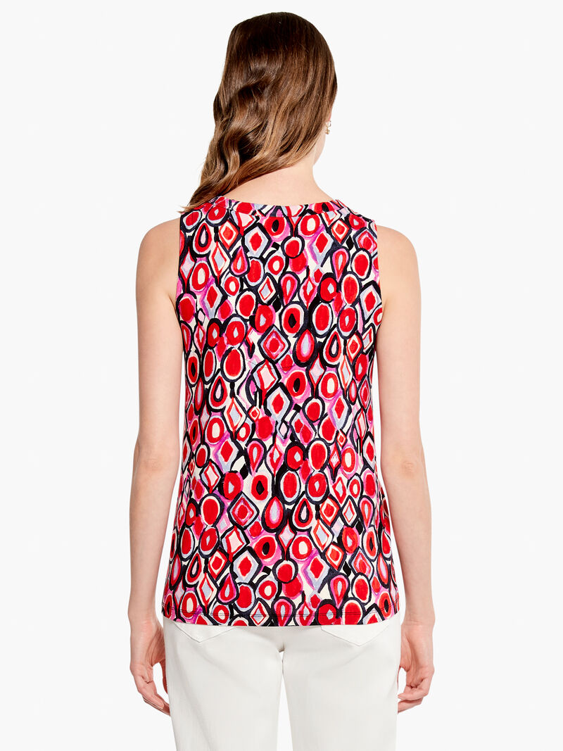 Woman Wears Geo Pane Tank image number 2