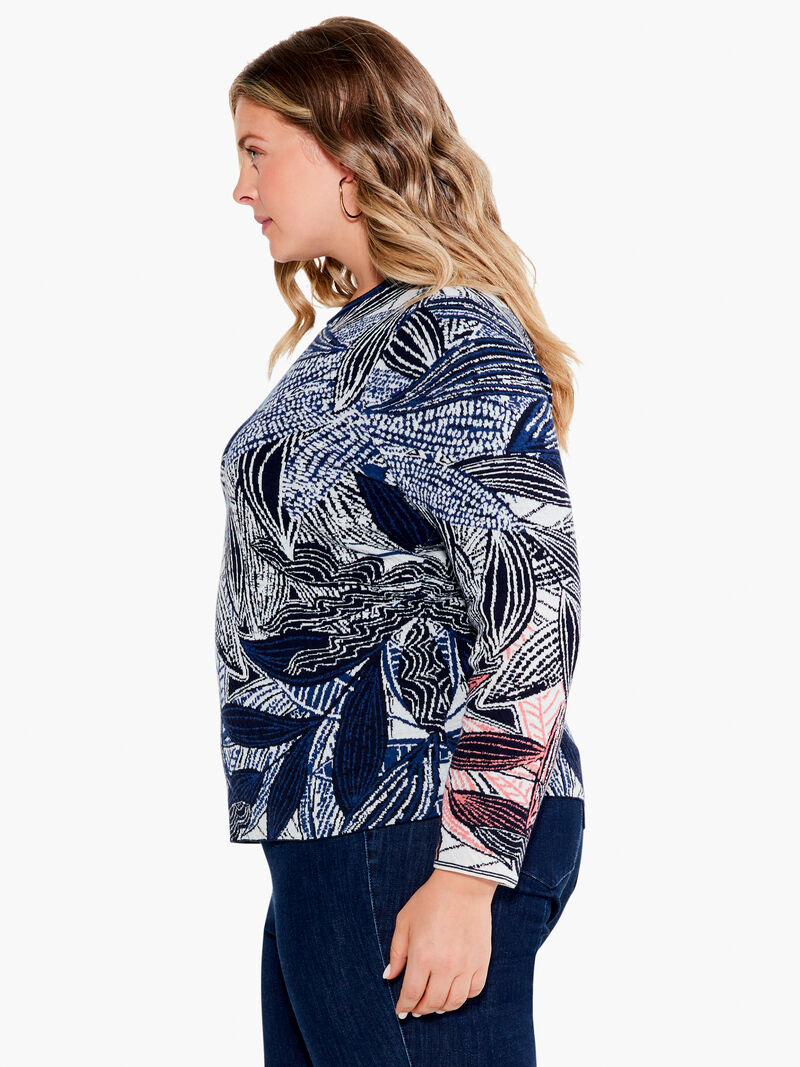 Layered Leaves Sweater