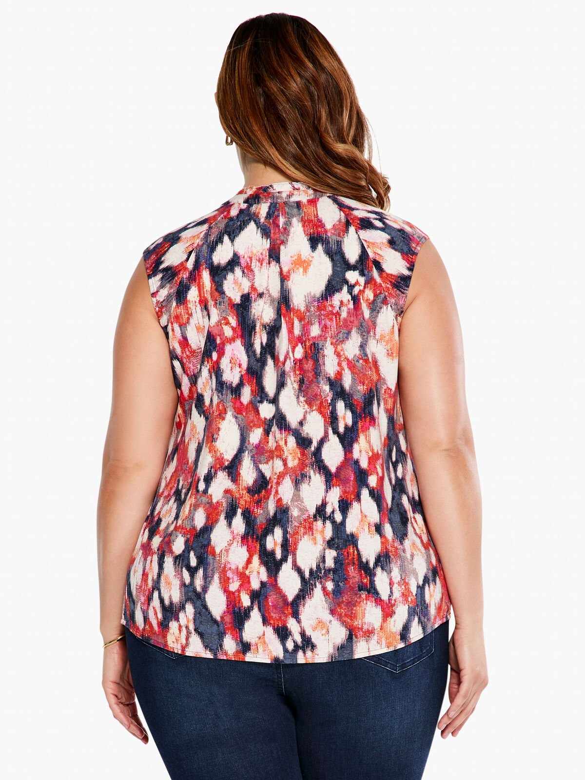 Floral Ikat Live In Tank