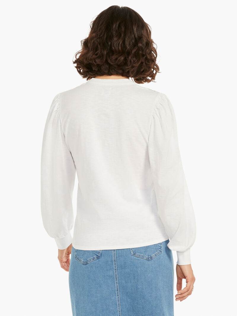 Woman Wears Embroidered Pop Shirt image number 2