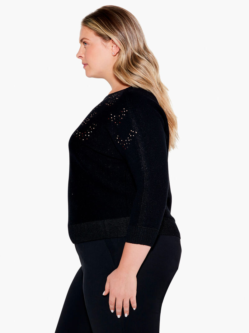 Woman Wears Constellation Sweater image number 1